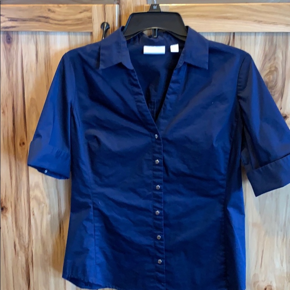 Navy blue dress shirt